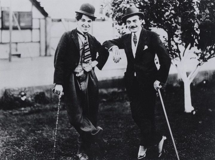 Charlie Chaplin et Max Linder en 1915
 (Kobal / The Picture Desk)