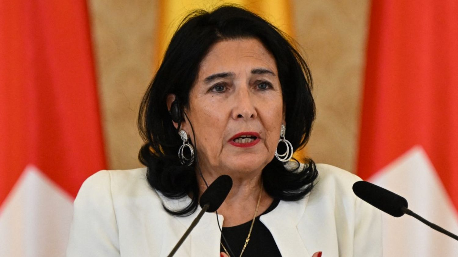 La presidente Salome Zurabishvili condanna la “legge canaglia in un momento in cui si decide il nostro futuro europeo”