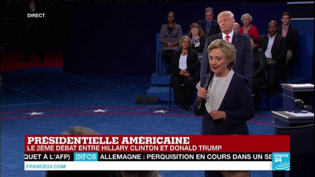 L'intégralité du deuxième débat Clinton-Trump