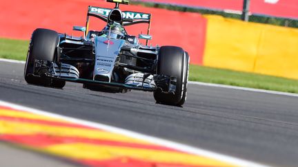 Nico Rosberg ne s'est jamais imposé à Spa (EMMANUEL DUNAND / AFP)