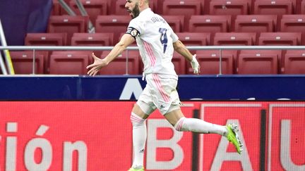 Karim Benzema buteur contre l'Atletico (JAVIER SORIANO / AFP)