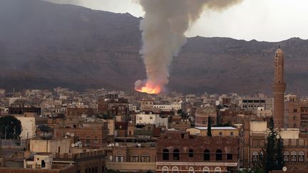 Bombardements sur Sanaa, au Yémen
 (Mohammed Huwais/AFP)