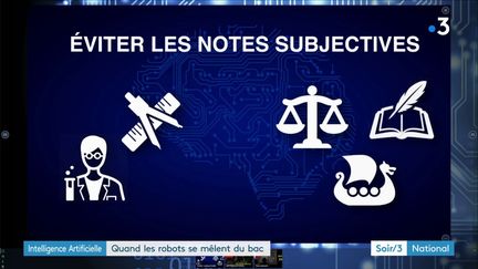 Des logiciels peuvent corriger les examens (France 3)