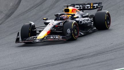 Max Verstappen lors du Grand Prix des Pays-Bas, sur le circuit de Zandvoort, le 25 août 2024. (SIMON WOHLFAHRT / AFP)