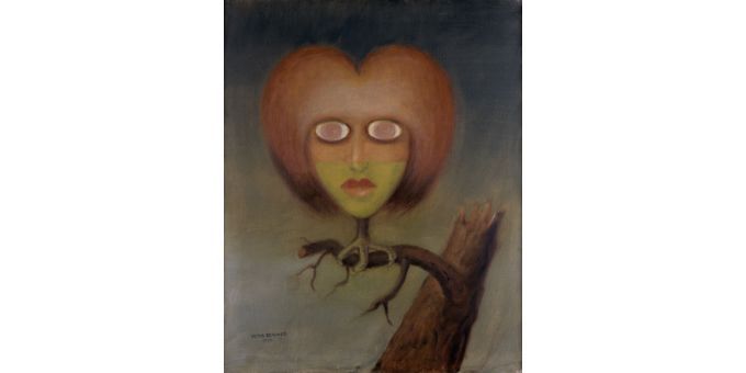 Victor Brauner, Chimère, 1939, huile sur toile, Strasbourg, Musée d&#039;Art moderne et contemporain
 (Photo : M. Bertola / Musées de Strasbourg © ADAGP Paris, 2011 )