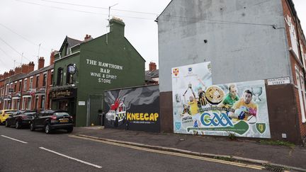 Dans les rues de Belfast (Irlande du Nord), le 15 août 2022. (LIAM MCBURNEY / MAXPPP)