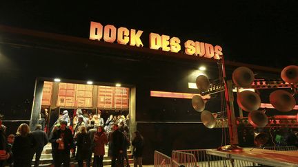 Entrée du Dock des Suds, lieu culturel et associatif marseillais. (MOIRENC CAMILLE / HEMIS.FR)