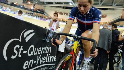 La cycliste française Elise Delzenne (LOIC VENANCE / AFP)