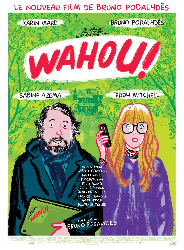 Affiche du film 'Wahou !", de Bruno Podalydès, sortie le 7 juin 2023 (UGC Distribution)