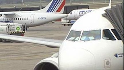 Avions d'Air France sur le tarmac d'un aéroport (Archives). (France 3 Normandie)