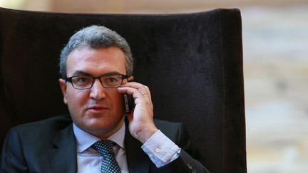 Le député européen Aymeric Chauprade, le 16 septembre 2015, à Moscou (Russie). (ANTON DENISOV / RIA NOVOSTI / AFP)