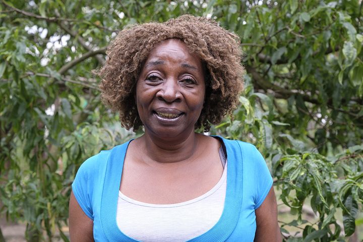 Bernadette Desbordes est surnommée Mamy Bernadette par tous les apprentis jardiniers.&nbsp; (ISABELLE MORAND / DIDIER HIRSCH / RADIO FRANCE / FRANCE INFO)