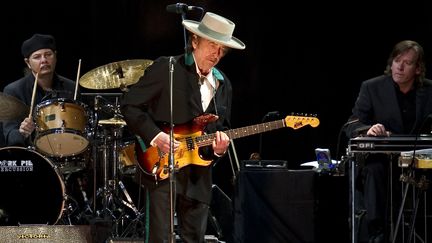 Bob Dylan en concert à Shanghai (8 avril 2011) (PHILIPPE LOPEZ / AFP)