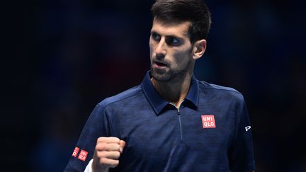 La joie du Serbe, Novak Djokovic. (GLYN KIRK / AFP)