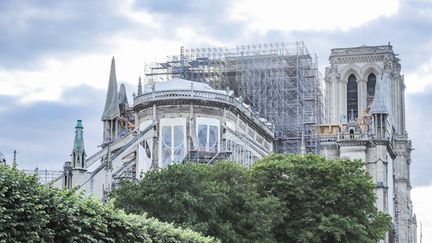 La cathédrale Notre-Dame de Paris, le 24 juin 2019. (NICOLAS ECONOMOU / NURPHOTO / AFP)