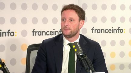 Clément Beaune, ministre des Transports, invité sur franceinfo le 2 novembre 2023. (FRANCEINFO / RADIO FRANCE)