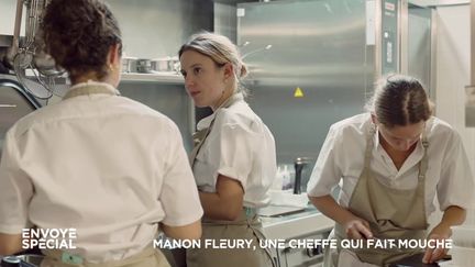 "Dans la restauration, #MeToo n'est pas arrivé" : l'engagement de Manon Fleury, cheffe étoilée à la tête d'une équipe féminine (ENVOYÉ SPÉCIAL  / FRANCE 2)