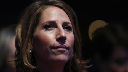 Maud Fontenoy, navigatrice et vice-présidente LR de la région PACA, au Congrés national des Républicains à Paris, le 14 janvier 2017.&nbsp; (THOMAS SAMSON / AFP)