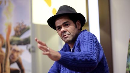 Jamel Debbouze lors de la sortie du film "Pourquoi j'ai mangé mon père", à Paris, le 1er avril 2015. (MAXPPP)