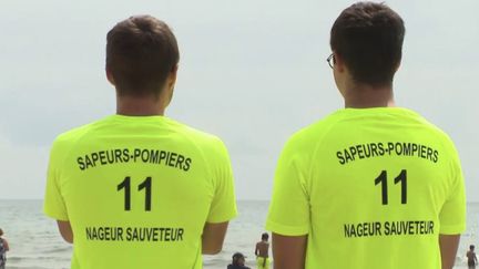 Sur le littoral de l’Aude, compte tenu des conditions météo, une trentaine de sapeurs-pompiers ont été appelés en renfort pour le week-end.&nbsp; (FRANCE 2)