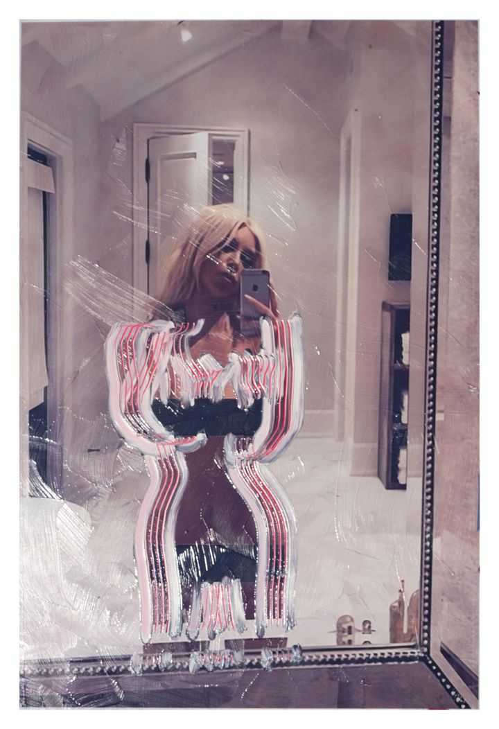 Un selfie de Kim Kardashian revu par Gretchen Andrew. (GRETCHEN ANDREW)