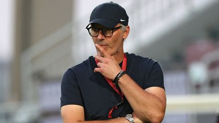 Laurent Blanc, nommé entraîneur de l'OL.&nbsp; (KARIM JAAFAR / AFP)