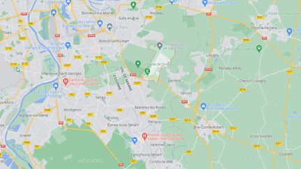 Les faits se sont déroulés à Marolles-en-Brie, dans le sud du Val-de-Marne. (GOOGLE MAPS)