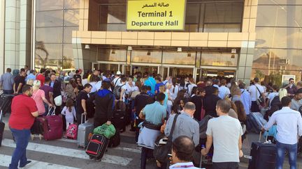 &nbsp; (L'aéroport de Charm el-Cheikh, vendredi © MaxPPP)