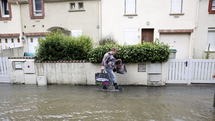 La ville de Crosne (Essonne) inondée, le 4 juin 2016. (MAXPPP)