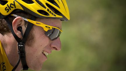 Bradley Wiggins en jaune