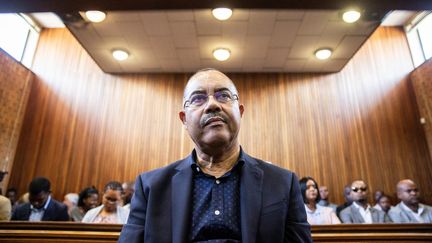 Manuel Chang, ancien ministre des Finances du Mozambique, comparaissait en janvier 2019 devant les magistrats sud-africains de Kempton Court pour être fixé sur son extradition. (WIKUS DE WET / AFP)