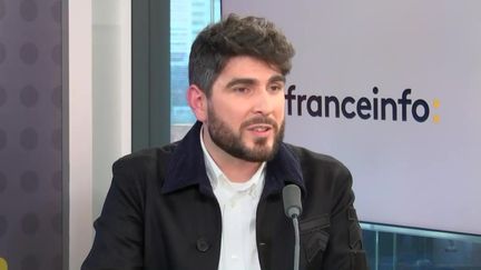 Alexandre Lasch, directeur général du Syndicat national de l'édition phonographique, le 14 mars 2023. (FRANCEINFO / RADIO FRANCE)