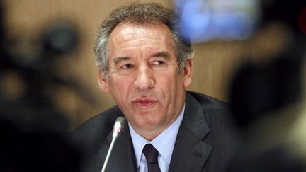 François Bayrou lors d'une conférence de presse à l'issue du conseil national du Modem, le 09 juillet 2011 à Paris. (AFP - François Guillot)