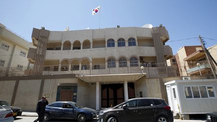 &nbsp; (L’ambassade de Corée du Sud en Libye © Reuters-Ismail Zetouni)