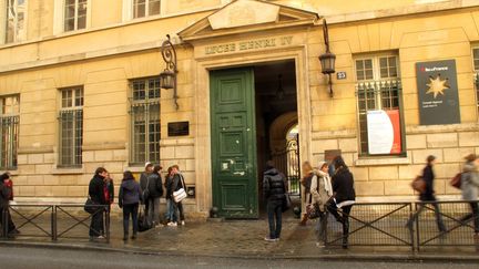 Le lycée Henri-IV, à Paris, a fait l'objet d'un appel anonyme de menace le 1er février 2016. (MAXPPP)