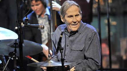 &quot;Levon Helm, batteur et chanteur de The Band, à New York en 2009
 (JOHN PAUL FILO/LANDOV/MAXPPP )