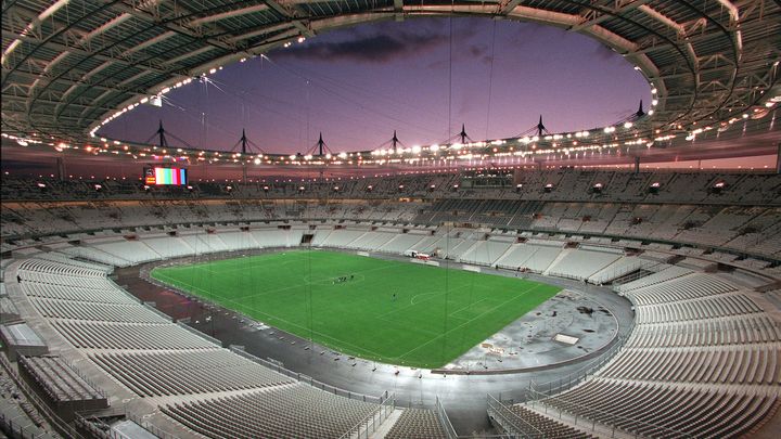 Photo du Stade de France prise le 14 janvier 1998 à Saint-Denis. (PATRICK KOVARIK / AFP)