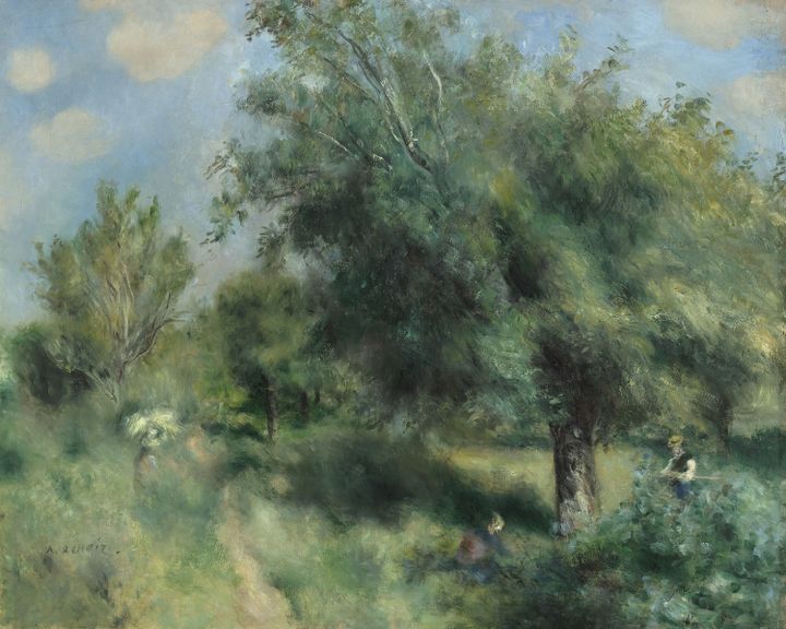 Auguste Renoir, "Le poirier d'Angleterre", vers 1873, Paris, musée d'Orsay, dation
 (Musée d’Orsay, dist. RMN-Grand Palais / Patrice Schmidt)