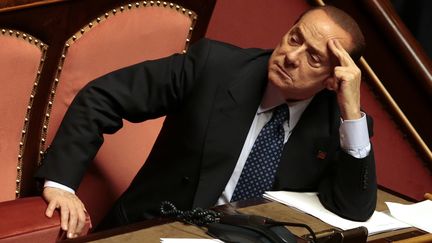 Silvio Berlusconi, le 2 octobre 2013 &agrave; Rome (Italie). (TONY GENTILE / REUTERS)