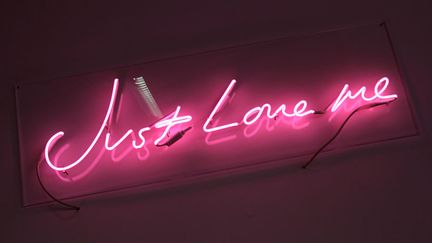 Tracey Emin, &laquo; Just Love me &raquo; (&laquo; Aime-moi donc &raquo;), 1998. (ELODIE DROUARD / FTVI)