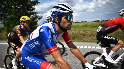 Thibaut Pinot lors du Tour de France 2022. (ANNE-CHRISTINE POUJOULAT / AFP)