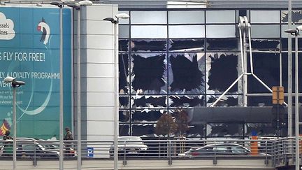 Dégats à l'aéroport de Bruxelles après l'attentat du 22 mars 2016 (Reuters/François Lenoir)