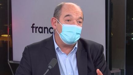 Gilles Gateau,&nbsp;directeur général de l'Apec, le 17 décembre sur franceinfo. (FRANCEINFO / RADIO FRANCE)