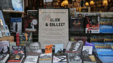 La vitrine d'un libraire à Rennes (4 novembre 2020) (VINCENT MICHEL / PHOTOPQR / LE TELEGRAMME / MAXPPP)