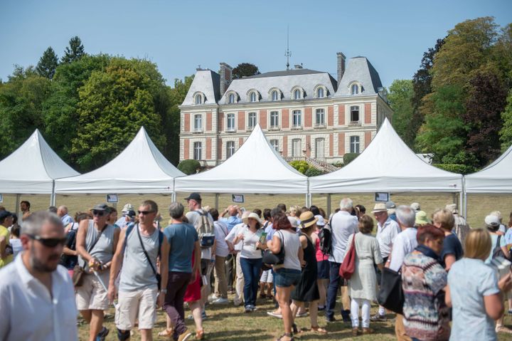 L'atmosphère de la Forêt des livres en 2017.
 (Jean Michel Nossant/SIPA)