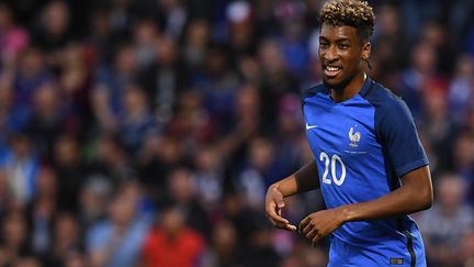 Kingsley Coman sous le maillot bleu (FRANCK FIFE / AFP)