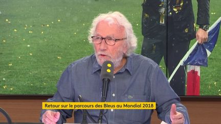 Jacques Vendroux, responsable du service des sports de Radio France, invité de franceinfo le 17 juillet 2018. (RADIO FRANCE / FRANCE INFO)