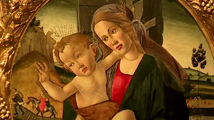 "Vierge à l'enfant" de Sandro Botticelli peinte au tout début du 16e siècle.
 (Culturebox / capture d&#039;écran)