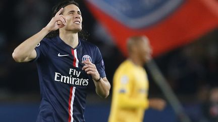 &nbsp; (Edinson Cavani célèbre son but © Maxppp)