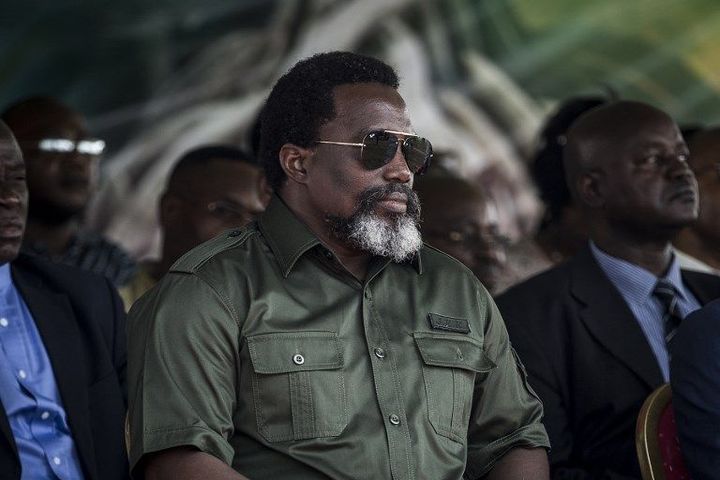 Le président de la RDC, Joseph Kabila, à Kinshasa le 30 septembre 2019 (JOHN WESSELS / AFP)